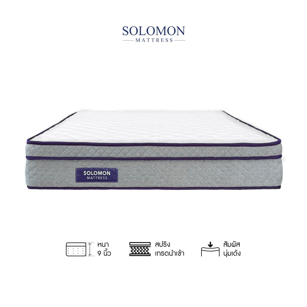 ที่นอน 3.5 ฟุต SOLOMON รุ่น POPPY หนา 9 นิ้ว_0